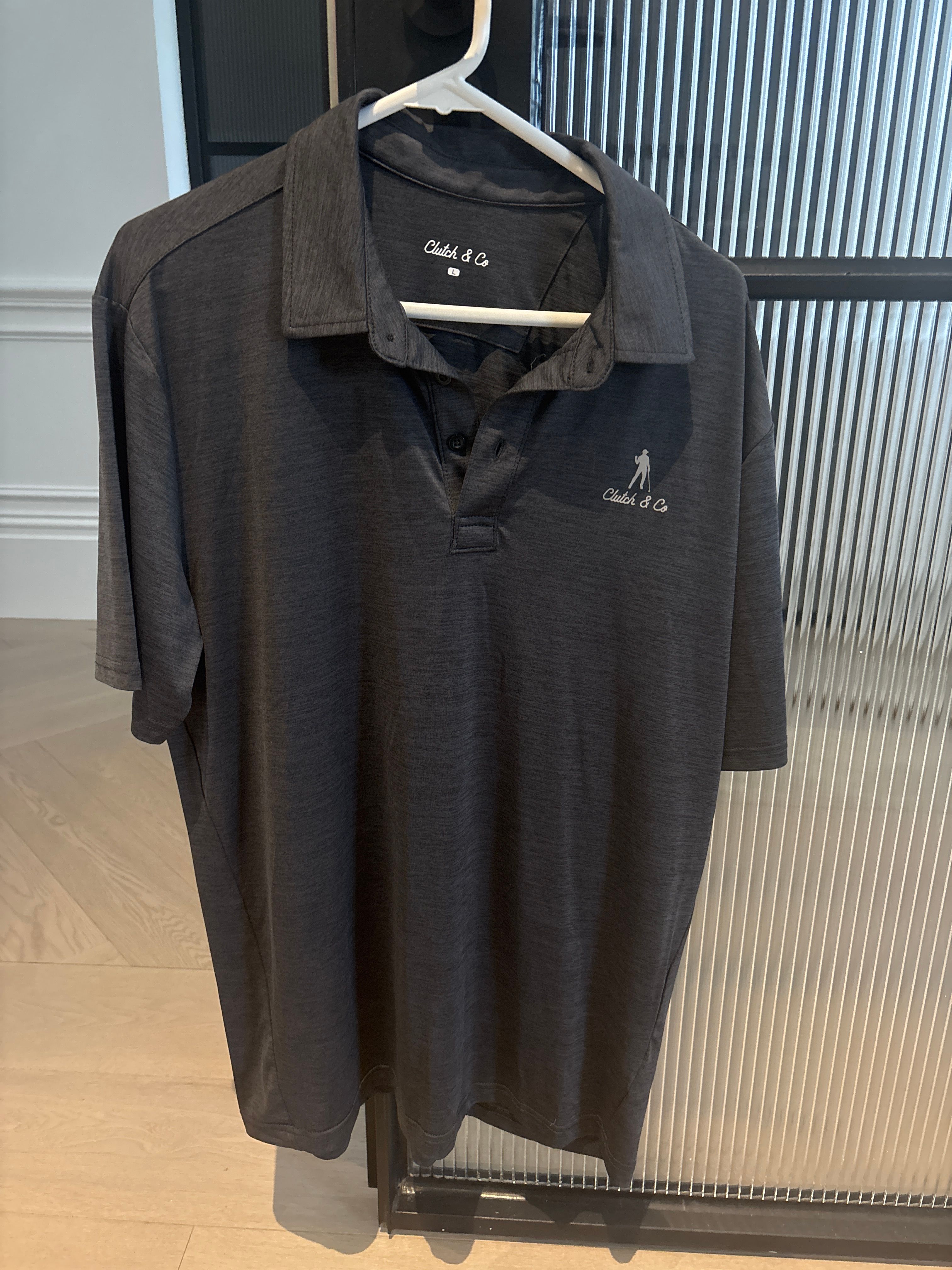 Clutch & Co Large grey Polo tee