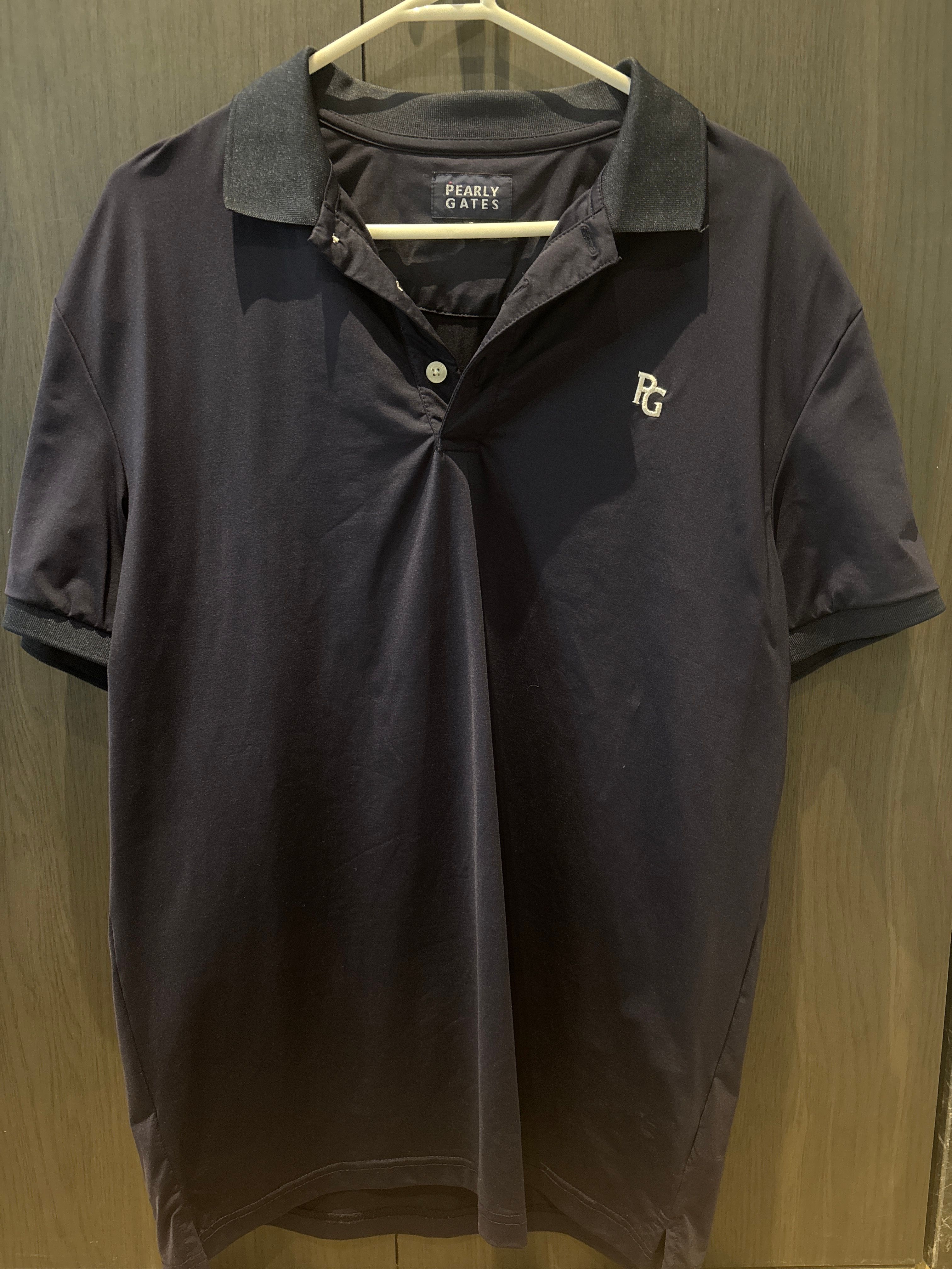 Pearly Gates medium navy polo