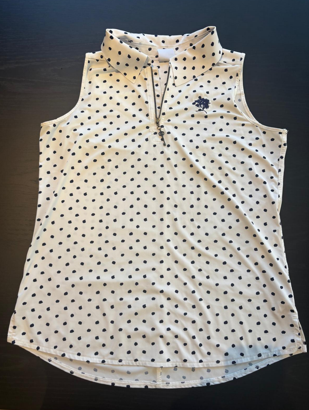 Belyn Key sleeveless polo