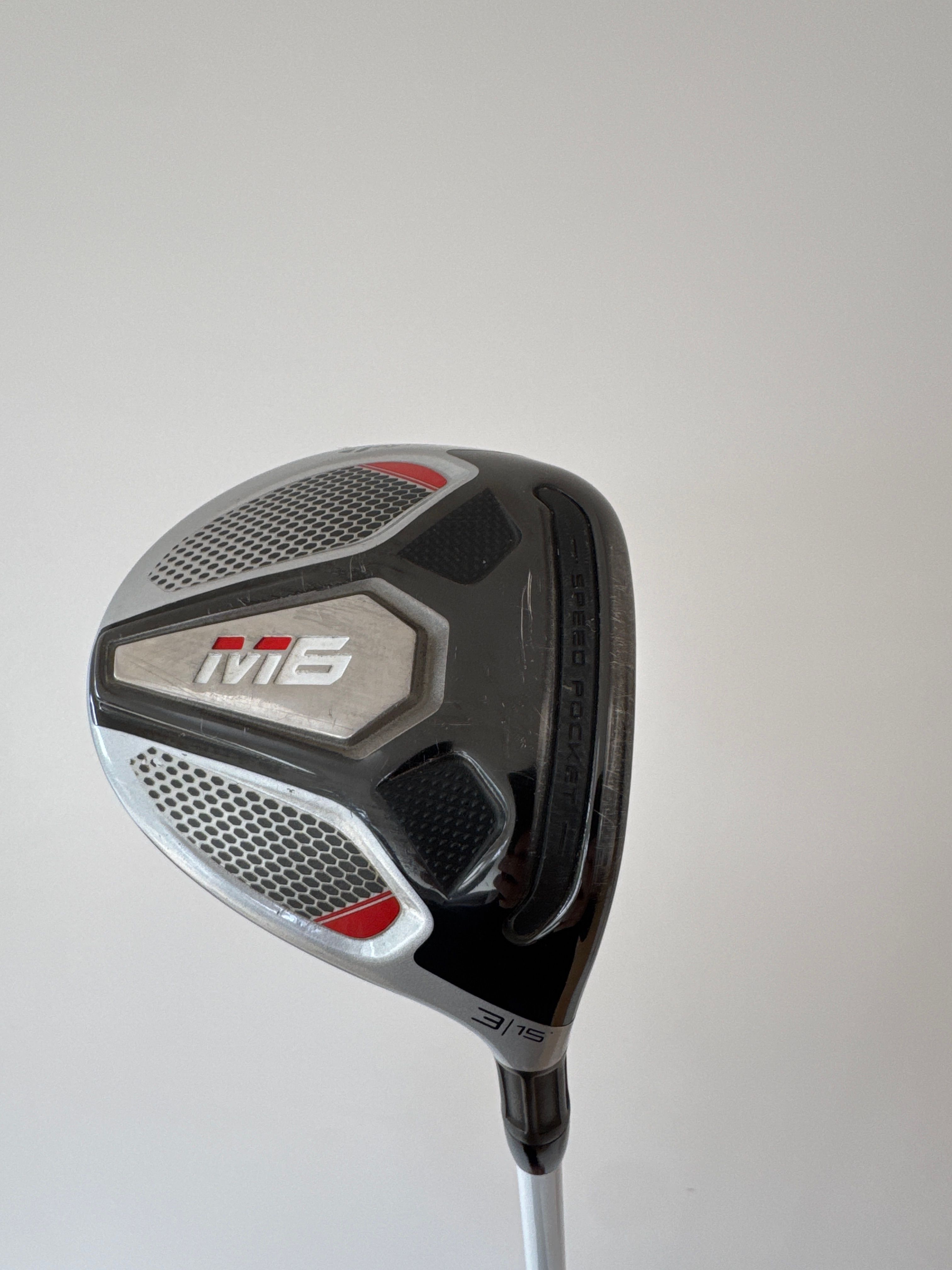 Taylormade M6 3-wood, 15 degrees, Fujikura Atmos X