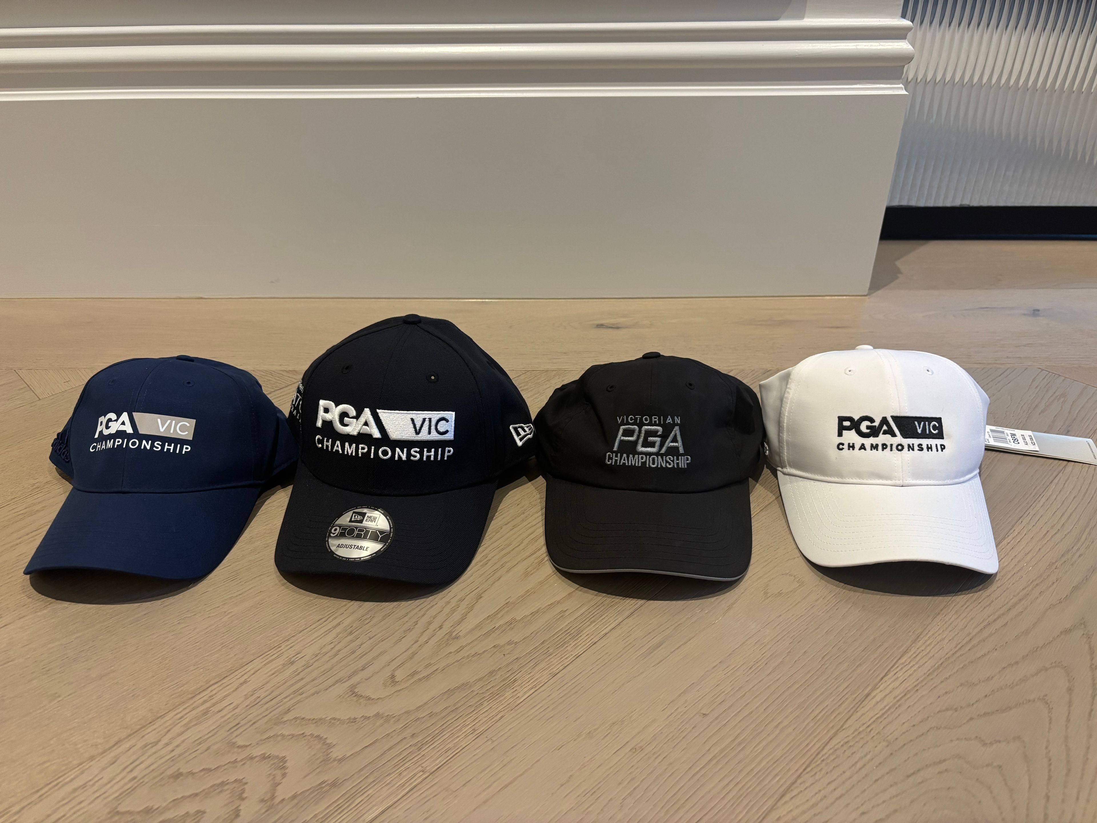 4 x Vic PGA championship hats