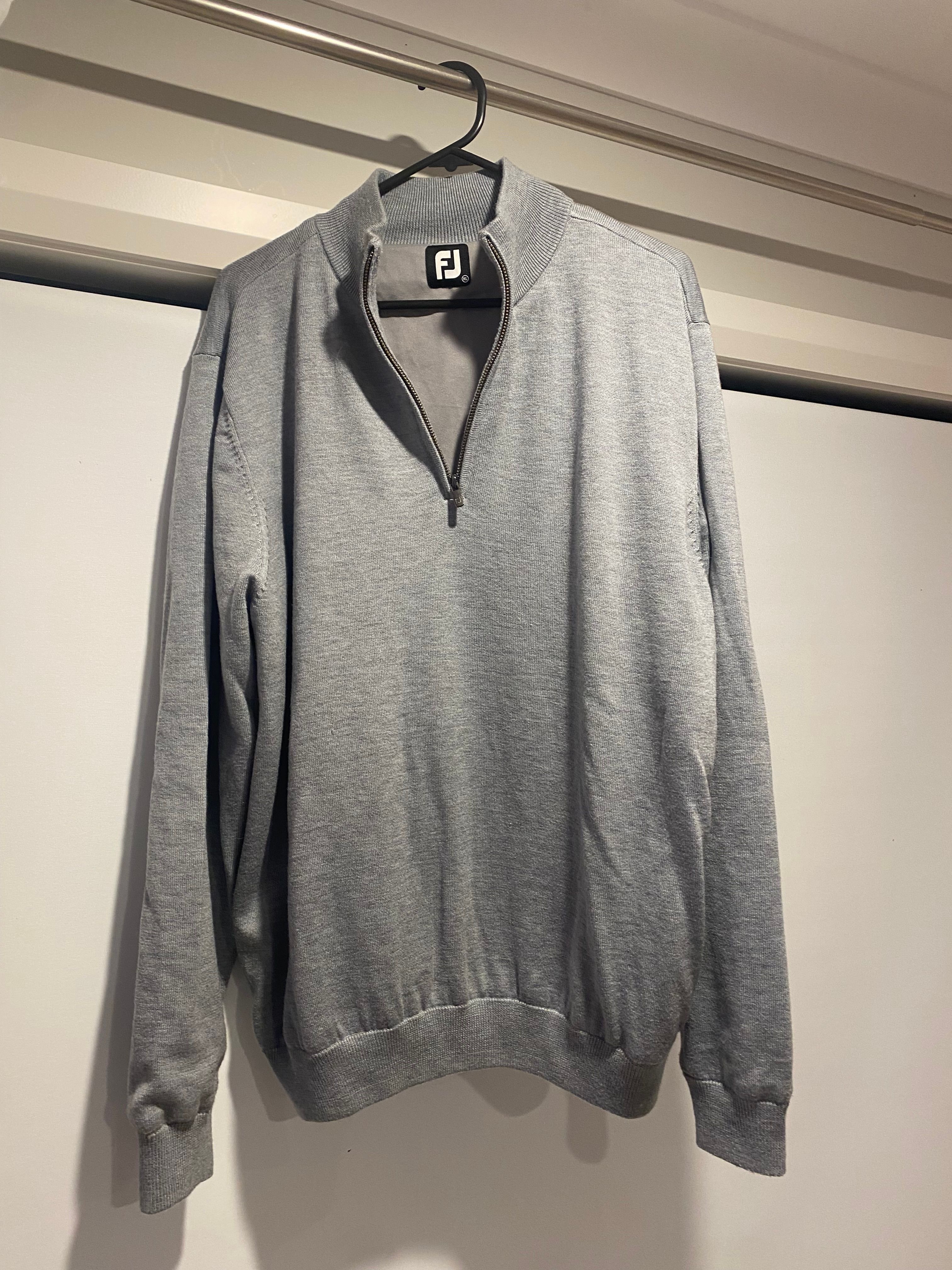 Grey insulated sweater 