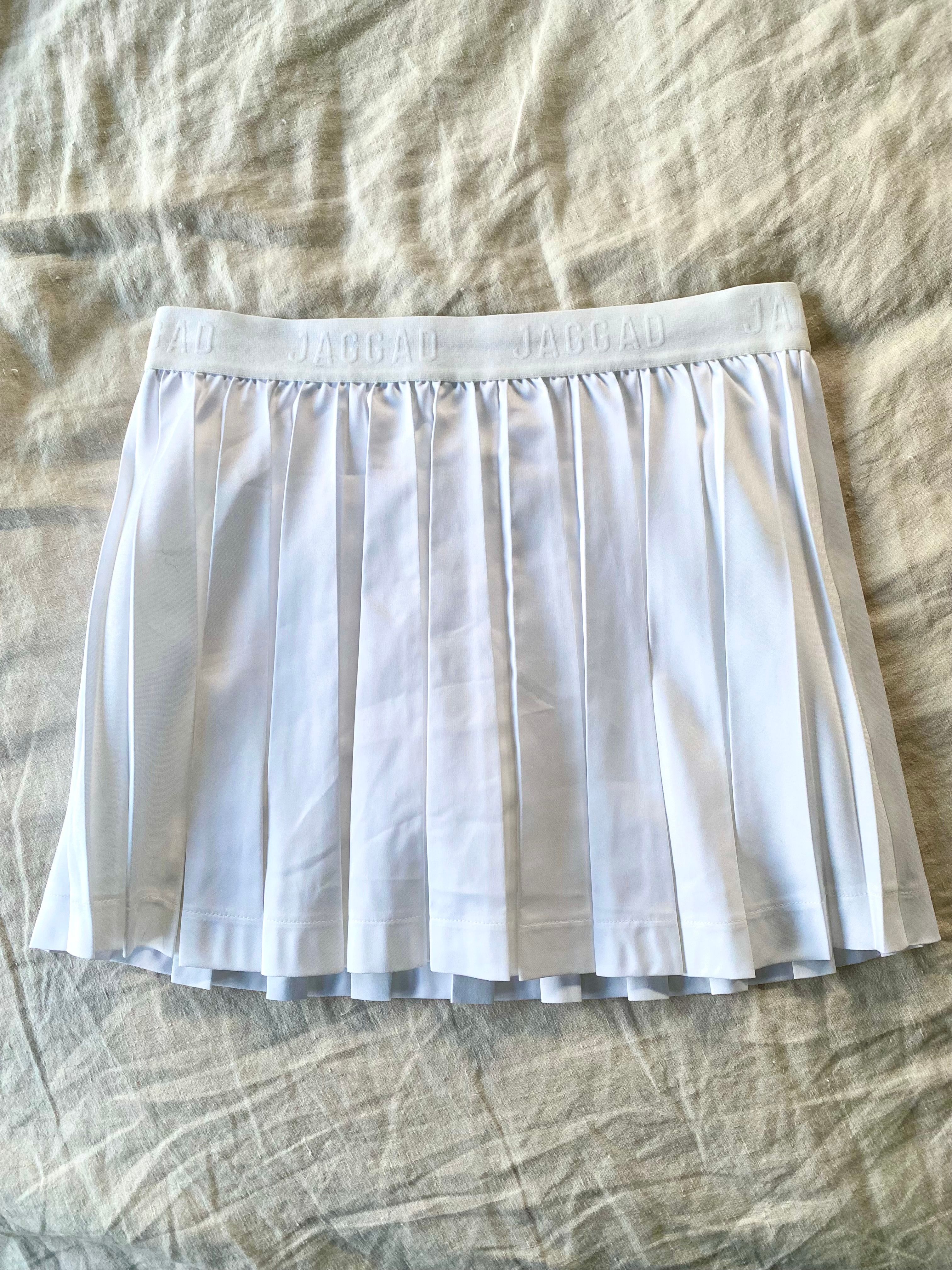 Jagged Peated Skort