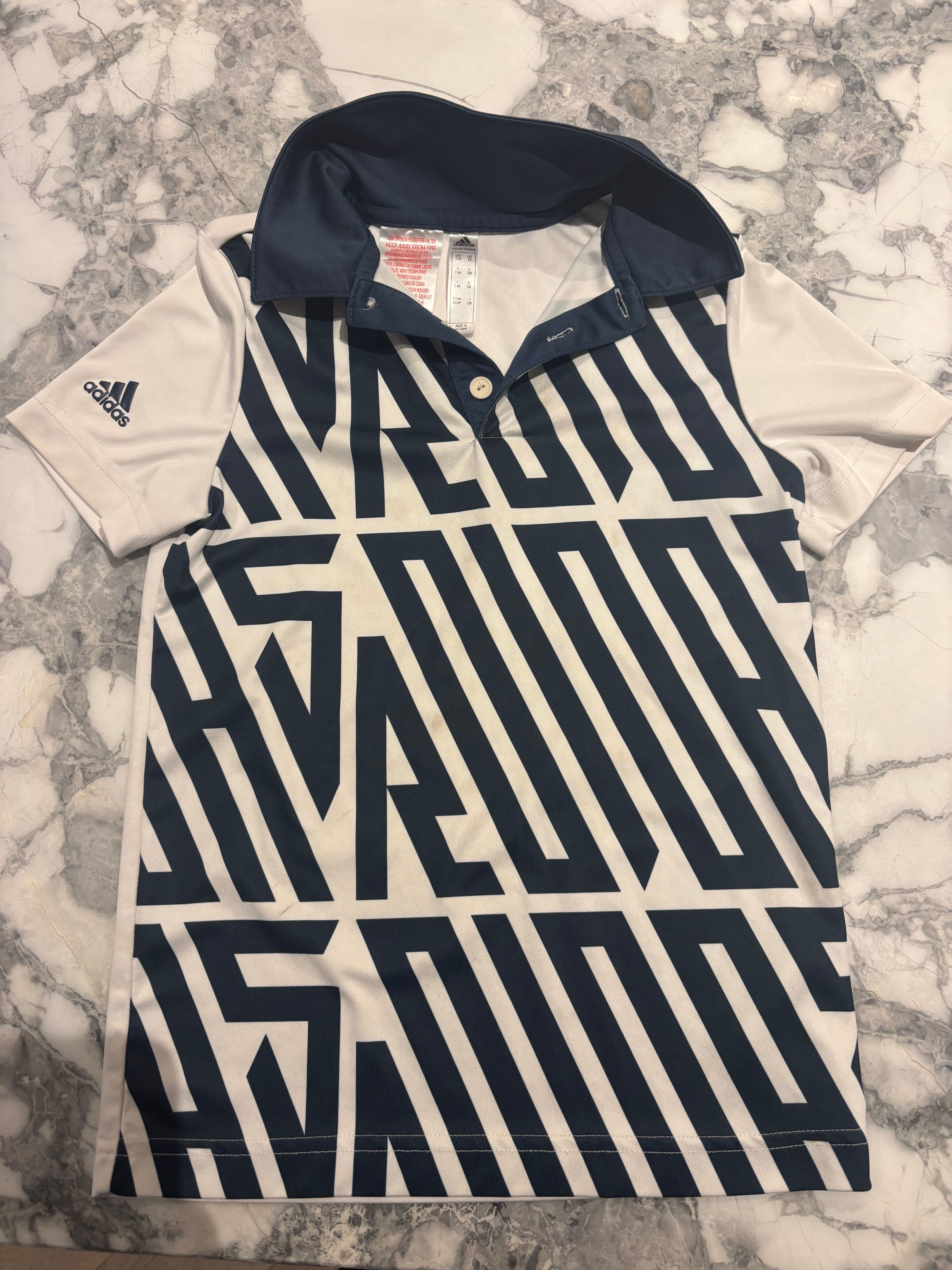 Size 7-8YO Adidas Golf Polo
